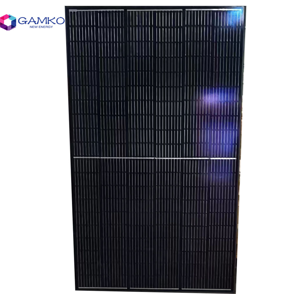 Yüksek verimli Bifacial 460 w 182mm 120 hücre güç güneş panelleri güneş GÜNEŞ PANELI fiyat ev kullanımı için güneş sistemi