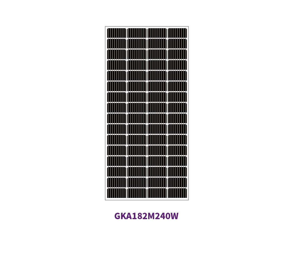 182mm MONO 36 hücreli 280W güneş paneli