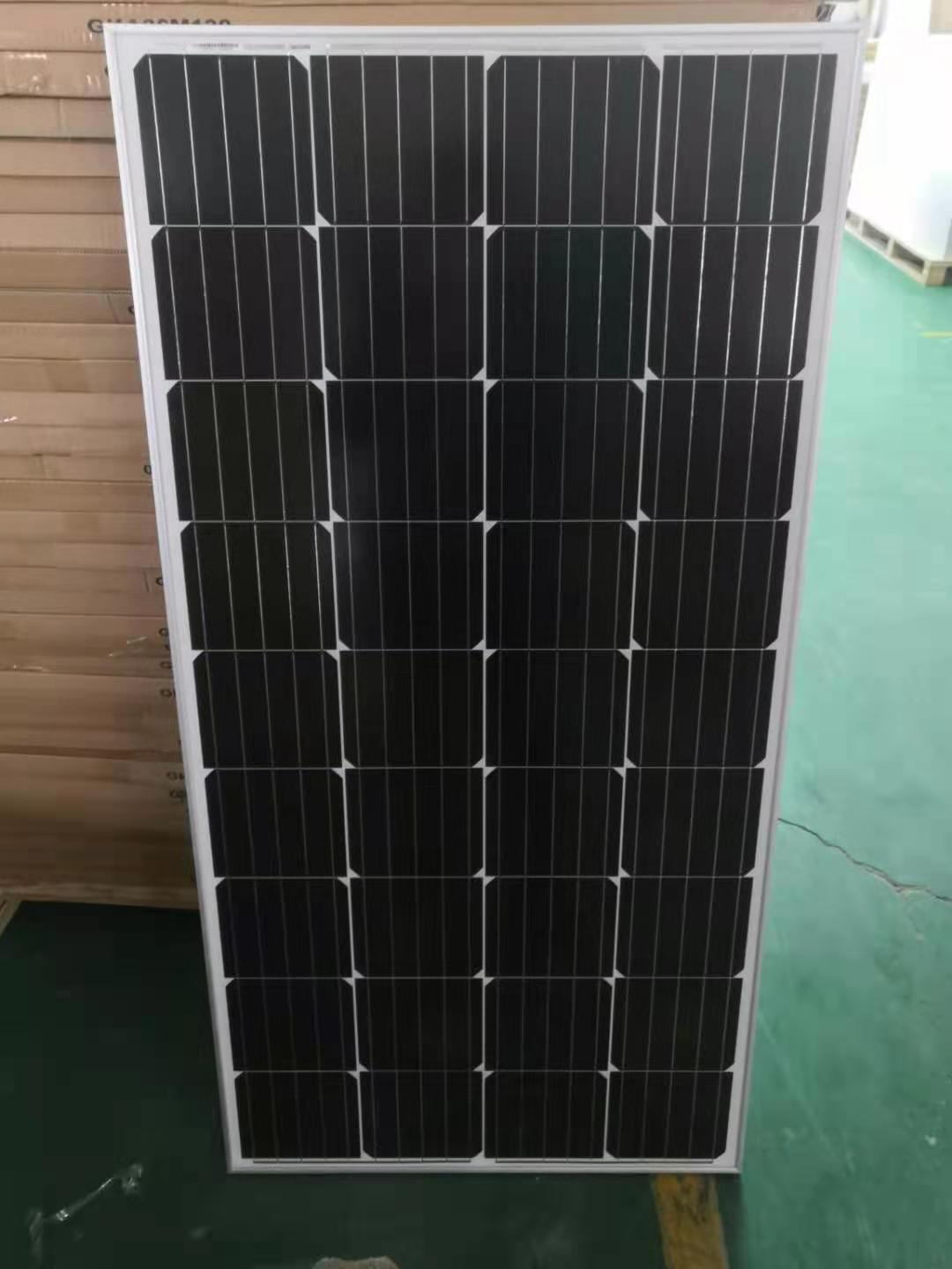 157mm MONO 36 hücreli 120W güneş paneli