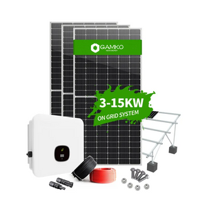 5KW Izgarada Güneş Enerjisi Sistemi PV Modülü Sistem Kiti Ev İçin 3KW 6KW 8KW 